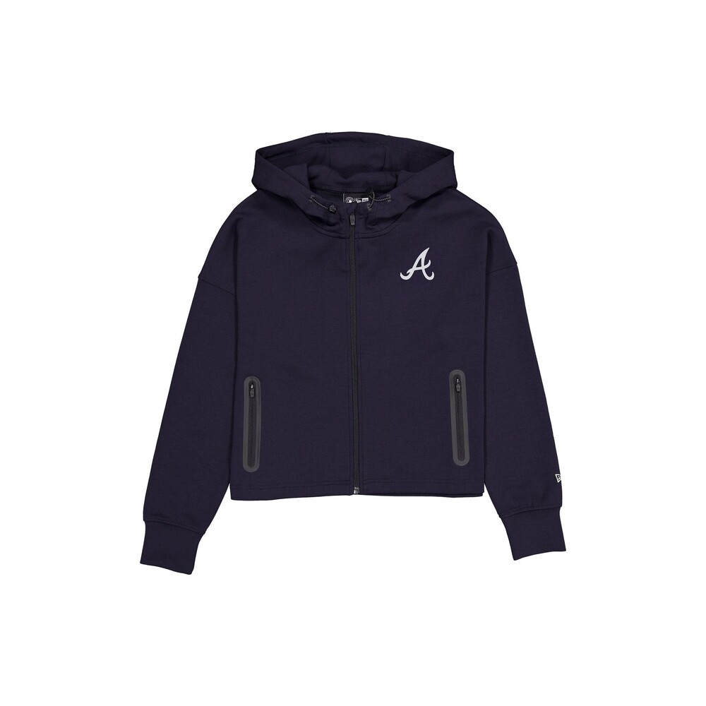 New Era Atlanta Braves Active Women's Full-Zip Hoodie - Size XL
